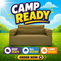 Canapé gonflable moderne, imperméable, portable et pliable avec pompe intégrée, durable, pour l'extérieur et le camping