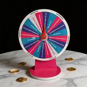 Ruleta de la Fortuna Eléctrica con Luces LED para Mesa, <span class=keywords><strong>Sorteo</strong></span> de Bingo, Lotería, Premios Aleatorios, Personalizable - Product Image 2