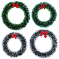 Décorations de Noël en gros pour usines : Nœuds et guirlandes, Couronnes de Noël pour vitrines de centres commerciaux