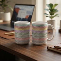 Lot de 36 tasses en céramique blanches de 11 oz pour sublimation - Personnalisables avec logo pour entreprises