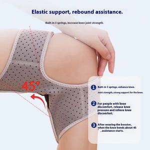 Perlindungan fiksasi lutut assitif lutut, pendukung lutut dapat diatur, penstabil tempurung lutut angkat, perangkat bantuan memanjat olahraga - Product Image 2
