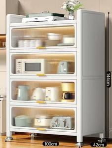 ชั้นวางของโลหะสำหรับตู้ครัวแบบอเนกประสงค์ชั้นวางของ5ชั้นสำหรับเก็บของในครัว - Product Image 5