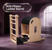 MJD Family Oriented Pilates Ladder Barrel, Appareil de fitness à longue durée de vie pour projets de fitness à domicile privés
