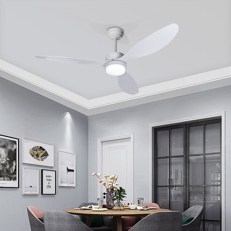 ceiling fan DC motor 6 speed remote control modern led ceiling fan