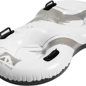 Bouée de ski gonflable pour <span class=keywords><strong>adulte</strong></span> en PVC <span class=keywords><strong>double</strong></span> place, épaissie, résistante au froid, pour ski, surf, tube à neige, <span class=keywords><strong>luge</strong></span> - Product Image 1