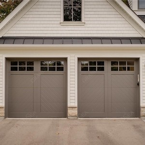 Americano moderno isolato 9x7 residenziale in acciaio sopraelevato porte del Garage 9x7 sezionali <span class=keywords><strong>finestre</strong></span> a lembo <span class=keywords><strong>per</strong></span> ville superficie finita - Product Image 2