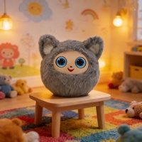 CuriPal Peluche IA à succès, personnalisable, colorée, texture douce et chaude, yeux dynamiques HD LCD, compagnon émotionnel, cadeau d'anniversaire