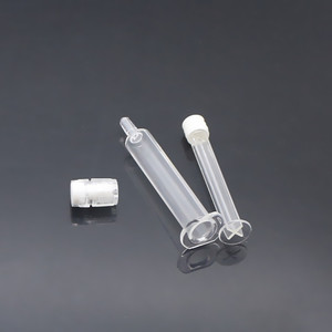 Toptan 1ml 3ml 5ml 10ml şeffaf plastik yağ kozmetik ambalaj için Luer kilidi ile önceden doldurulmuş şırınga - Product Image 5
