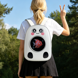 Mochila LED con Control por Aplicación, Estilo <span class=keywords><strong>Panda</strong></span> Adorable, Reproduce GIFs y Texto, Pantalla de Alto Brillo, Admite Gráficos Dinámicos Personalizados - Product Image 4