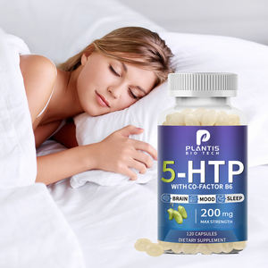 Capsule di 5-HTP per Aumento della Serotonina e Riduzione dell'Ansia, Integratori Alimentari per Adulti, Disponibile OEM - Product Image 1