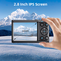 Caméscope numérique OEM/ODM 4K HD Flash intégré Mise au point automatique Petit appareil photo numérique portable pour étudiants Prise en charge de la personnalisation