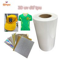 Film TPU souple 3D gaufré haute fréquence Qinyu à prix d'usine avec logo de marque imprimé pour vêtements