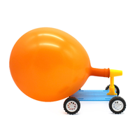 Jouets éducatifs scientifiques en plastique à assembler soi-même, voiture à ballon, alimentée à l'air, pour enfants de 7 à 14 ans, unisexe