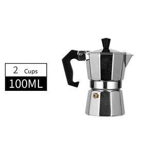 Cafetera de <span class=keywords><strong>moka</strong></span> expreso de aluminio, máquina de café manual de alta calidad, clásica, octogonal - Product Image 3