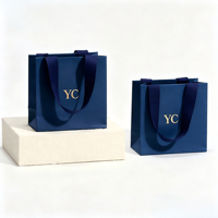 Sac en papier pour bijoux, petit format, écologique, recyclable, avec logo personnalisé