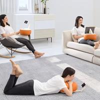 Support de téléphone portable pour lit, mini support d'oreiller Kindle avec bras à double axe, support magnétique pour téléphone sur lit, canapé, genoux