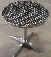 Plateau extérieur de table, table de cocktail pour intérieur, en acier inoxydable 2021, meilleure vente 201