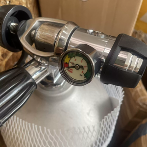 Mini nút Máy đo áp suất chính xác cao đo áp suất 350bar và 5000psi làm bằng đồng thau - Product Image 3