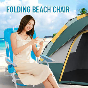 Ba Lô Đi Biển Có Tay Vịn Bằng Nhựa Ngoài Trời Điều Chỉnh Được Bán Chạy Với Túi Đựng Đồ Sau Lưng Và Túi Đựng Đá - Product Image 5