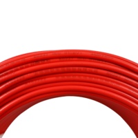 Kabel Tembaga Padat BV / Kabel Bangunan PVC 2.5mm2 hingga 10mm2 Merah untuk Saluran Listrik Tahan Tegangan 450/750V
