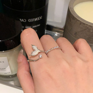 Anillos Ajustables Geométricos de Lujo al por Mayor para Mujer, Brillantes, de Aleación con Circonita Cúbica, para Bodas y Fiestas, Modernos - Product Image 3