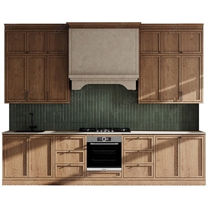 European Style Modern Furniture Solid Wood Cupboard <strong>Small</strong> <strong>Kitchen</strong> <strong>Cabinet</strong> Units - Product Image 1