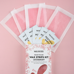 Waxkiss OEM ODM échantillon gratuit brésilien <span class=keywords><strong>sourcils</strong></span> corps dépilatoire prêt à l'emploi bandes de <span class=keywords><strong>cire</strong></span> pour l'épilation <span class=keywords><strong>cire</strong></span> d'épilation - Product Image 4