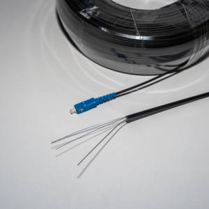 Modo único al aire libre 1 2 Core 3 FRP <span class=keywords><strong>Precon</strong></span> 50M 100M 200M FTTH Drop Optic Cord SC Terminado Fibra Óptica Cable Comunicación - Product Image 5