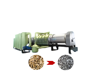 Horno de carbonización continua para procesamiento de cáscaras de cacahuete OEM, equipo de moldeo por carbonización masiva - Product Image 1