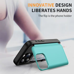 Nouveau design étui porte-carte de crédit à <span class=keywords><strong>clapet</strong></span> pour iPhone 12 13 14 15 Pro Max couverture arrière antichoc pour <span class=keywords><strong>Samsung</strong></span> S23 FE Z FLIP 5 5G - Product Image 5