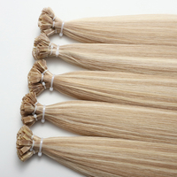 Extensions de cheveux de luxe Fusion K Tip/Flat Tip, 100% cheveux humains russes bruts alignés sur les cuticules, couleur Piano, Micro Nano K-tips, vente en gros