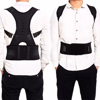 Correcteur de posture dorsal professionnel personnalisé, ceinture de soutien de posture droite réglable en néoprène/nylon pour le dos et les lombaires