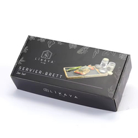 Caja de papel de cartón negro grande al por mayor, embalaje personalizado ecológico, caja de correo de envío corrugado con logotipo personalizado
