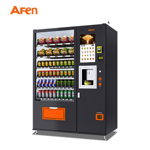 Aben Cup Noodle distributore automatico con acqua calda contanti/moneta/carta di credito/codice <span class=keywords><strong>QR</strong></span> 22 pollici pubblicità schermo - Product Image 4