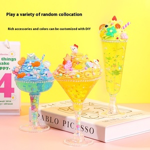 Wholesale DIY Crystal Mud Toys Mini Slime Putty <b>Kit</b> with Ice Cream Bottle Gift for Kids and Girls <b>Clay</b> Material Accessories - Product Image 1
