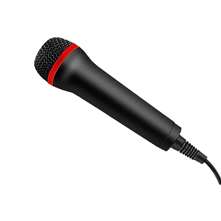 Microfone karaoke com fio usb, microfone para jogos e ps2/ps3/wii/xbox 360/pc