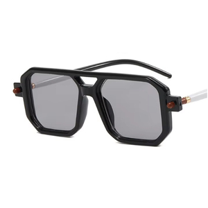 <span class=keywords><strong>2026</strong></span> レトロ クラシック スクエア サングラス ユニセックス プラスチック シェード グラス 卸売 日焼け止め レディース グラス ロゴ カスタム - Product Image 5