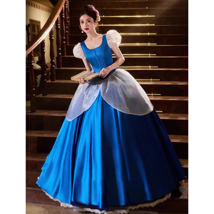 Vestido de Novia Cenicienta, Disfraz de Princesa de los Cuentos de Hadas de los Hermanos <span class=keywords><strong>Grimm</strong></span>, Disfraz de Cosplay para Graduación Estudiantil - Product Image 2