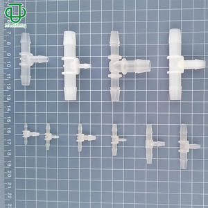 Conector en T de nailon PP reductor con conexión de manguera de 3/8 x 3/8 x 1/4 para distribución de agua - Product Image 3