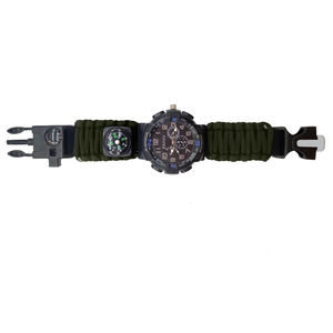 Paracord นาฬิกากีฬากลางแจ้ง,นาฬิกาเชือกไนลอนเอาตัว<span class=keywords><strong>รอด</strong></span>กลางแจ้งกันน้ำ - Product Image 6