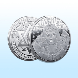 Monedas y Medallas Conmemorativas de Metal Chapado en Oro con Temática de Animales del Dios Sol Egipcio y Pirámides Griegas Antiguas - Product Image 5