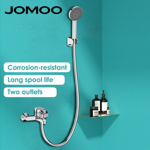 Rubinetto da Bagno JOMOO a Parete <span class=keywords><strong>con</strong></span> Due Uscite in Ottone e Acciaio Inox, Miscelatore per <span class=keywords><strong>Vasca</strong></span> <span class=keywords><strong>con</strong></span> Doccia in ABS - Product Image 1