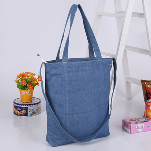 Borsa Tote in Tela Seline con Manico Lungo, Chiusura a Cerniera, Ecologica e Riutilizzabile per Uso Casual e Spiaggia - Product Image 1