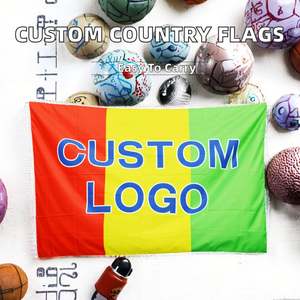 Banderas Nacionales Personalizadas de Poliéster Impresas Digitalmente, Estilo Colgante Portátil para Actividades al Aire Libre - Product Image 2