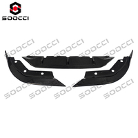 Alerón Delantero Inferior de Fibra de Carbono Estilo TAKD, Divisor Delantero de 3 Piezas para BMW Serie 3 G20 G21 320i 330i M340i 2019-2022
