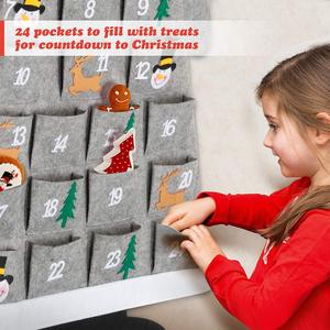Décorations de Noël de bonhomme de neige en feutre exquis de vente chaude pour une utilisation festive - Product Image 4