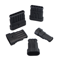 Conectores Impermeables para Automóviles de la Serie 1.5 de 12A, Enchufes Macho y Hembra IP65, 2/3/4/5/6 Pines, 700-021-1.5