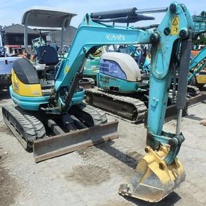 Mini-excavatrice sur chenilles de 3 tonnes d'occasion, peu utilisée, certifiée CE, avec moteur et pompe - Product Image 2