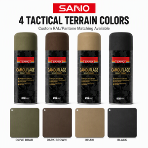 <span class=keywords><strong>Peinture</strong></span> camouflage en spray non réfléchissante, séchage rapide, anti-reflet, <span class=keywords><strong>peinture</strong></span> camouflage pour équipement de chasse - Product Image 3
