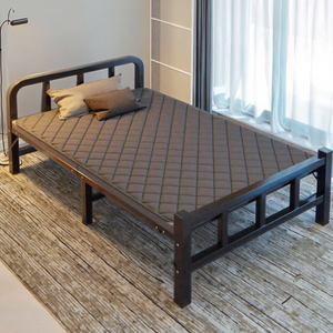 Cama plegable individual de metal para el hogar, artefacto de <span class=keywords><strong>siesta</strong></span> de oficina simple, cama de campamento para dormitorio, <span class=keywords><strong>siesta</strong></span> para adultos - Product Image 5